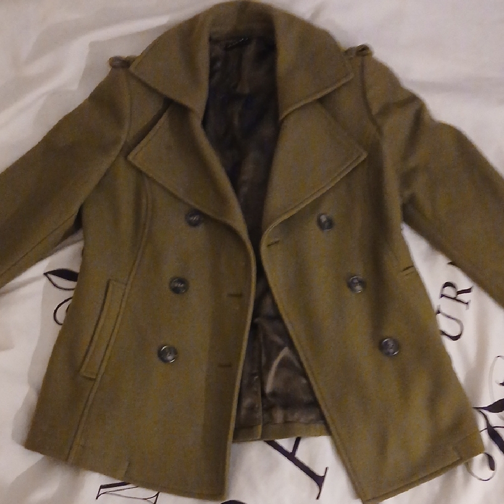 Sisley Women's Tan Peacoat